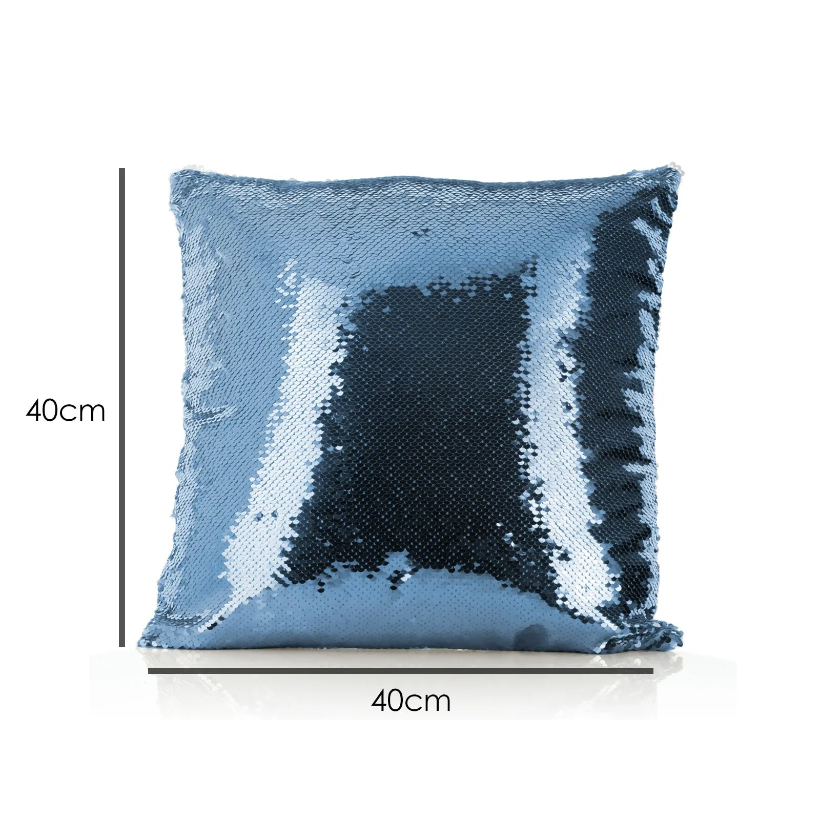 Personalised Sequin Cushion with Wild Boar Piglet with Bird and Bees and Cute Text