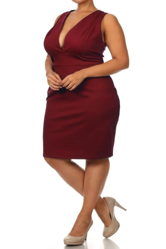 Plus Size Love At Last Criss Cross Back Dress