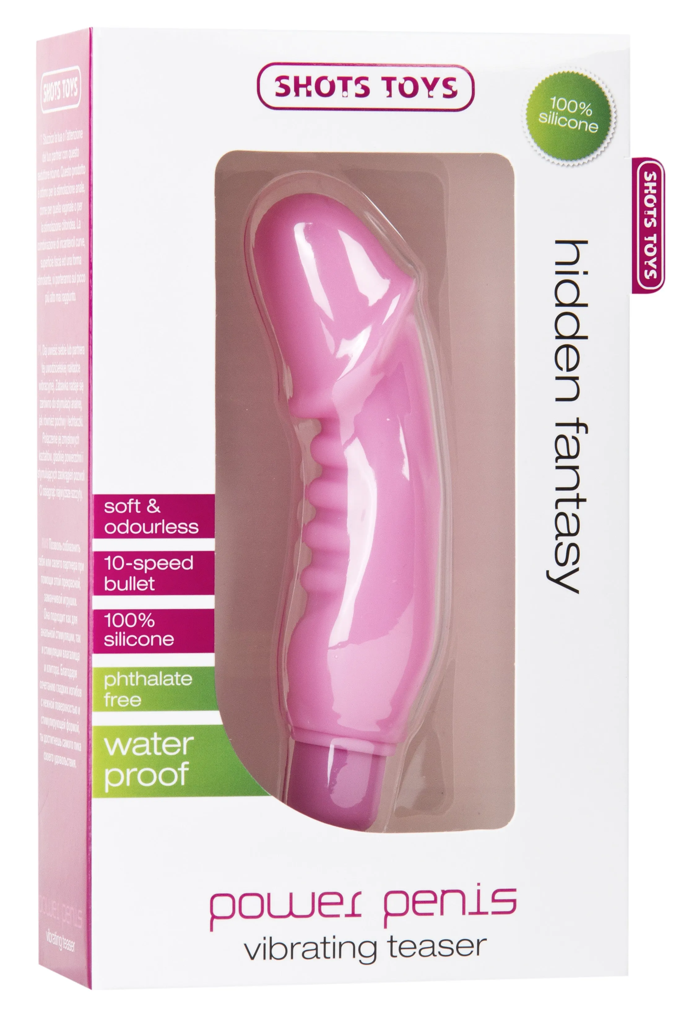 Power Penis Vibrating Teaser - Pink