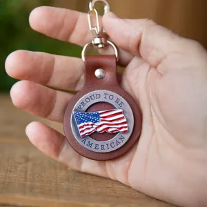 Proud to Be American Hook Keyfob