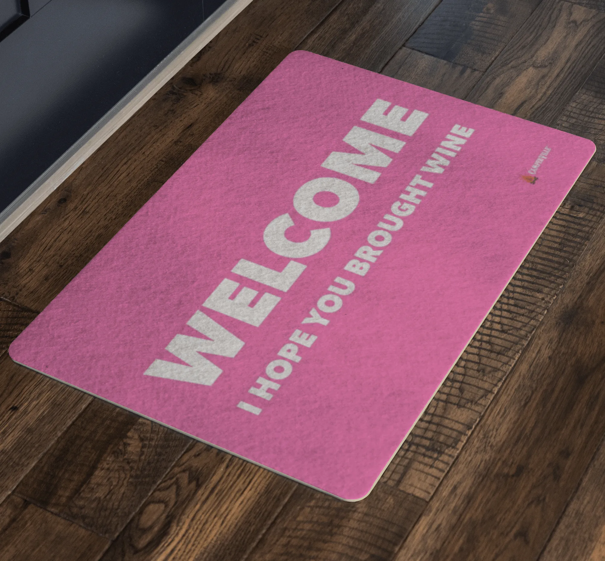 "Welcome - I Hope You Brought Wine" Doormat