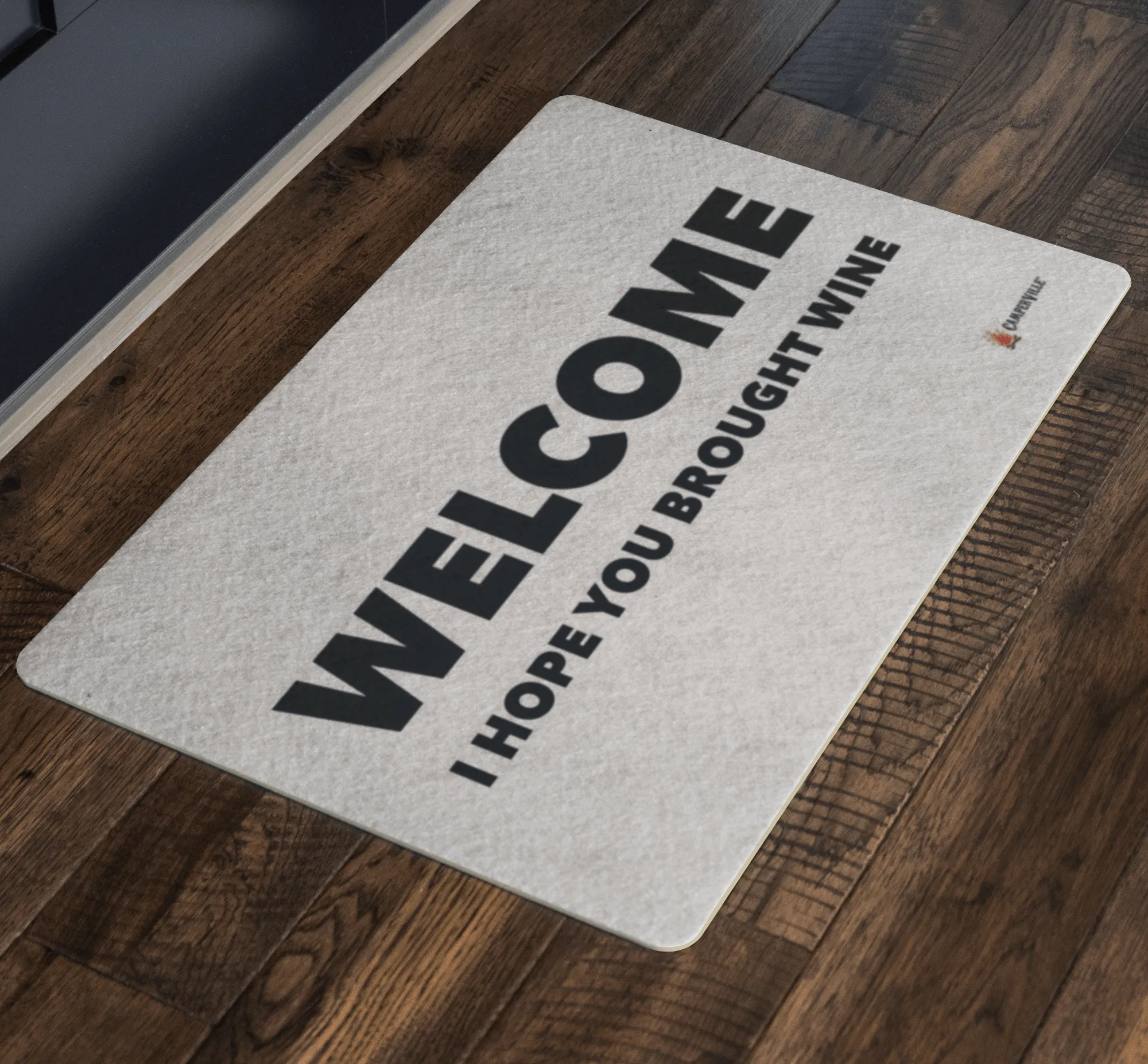 "Welcome - I Hope You Brought Wine" Doormat