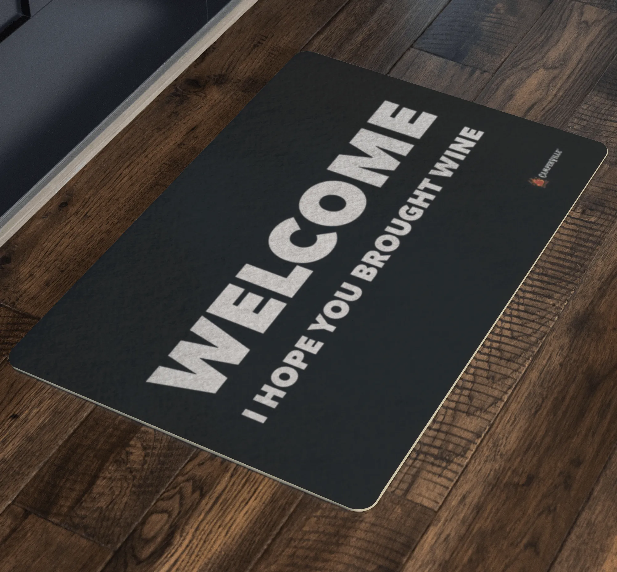 "Welcome - I Hope You Brought Wine" Doormat