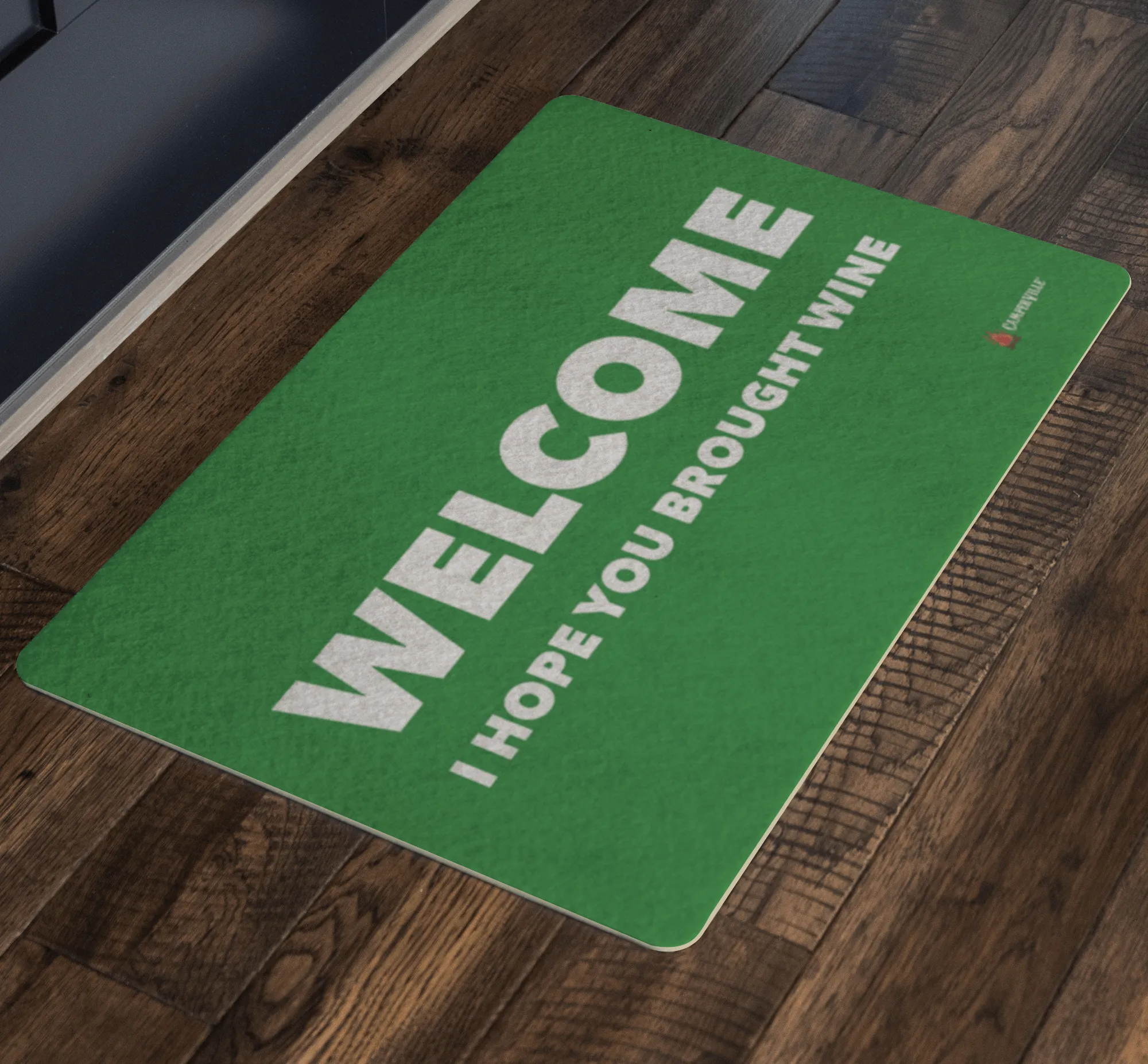 "Welcome - I Hope You Brought Wine" Doormat