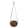 Round Hand-Tooled Crossbody