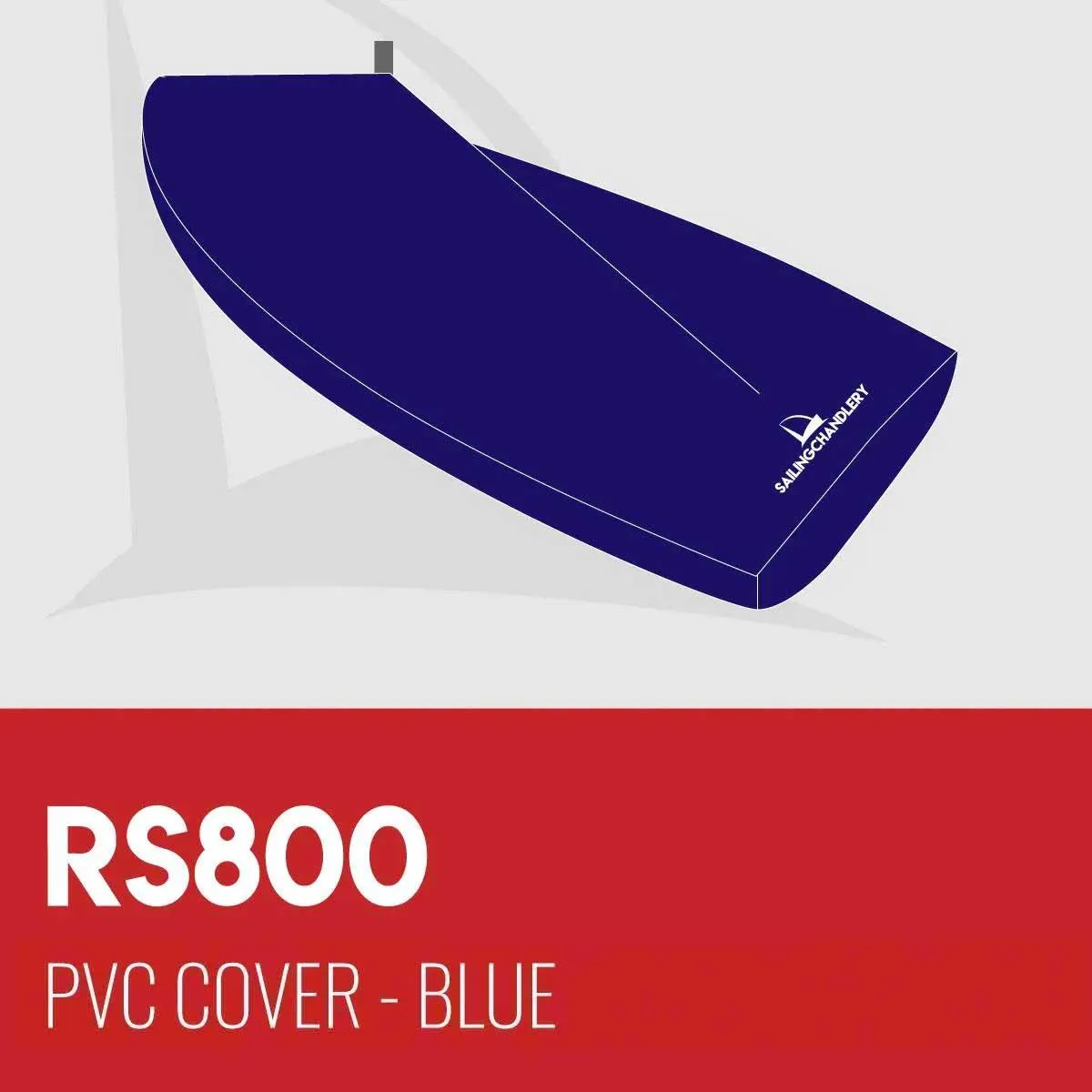 RS800 Boat Cover - Boom Up - PVC Blue