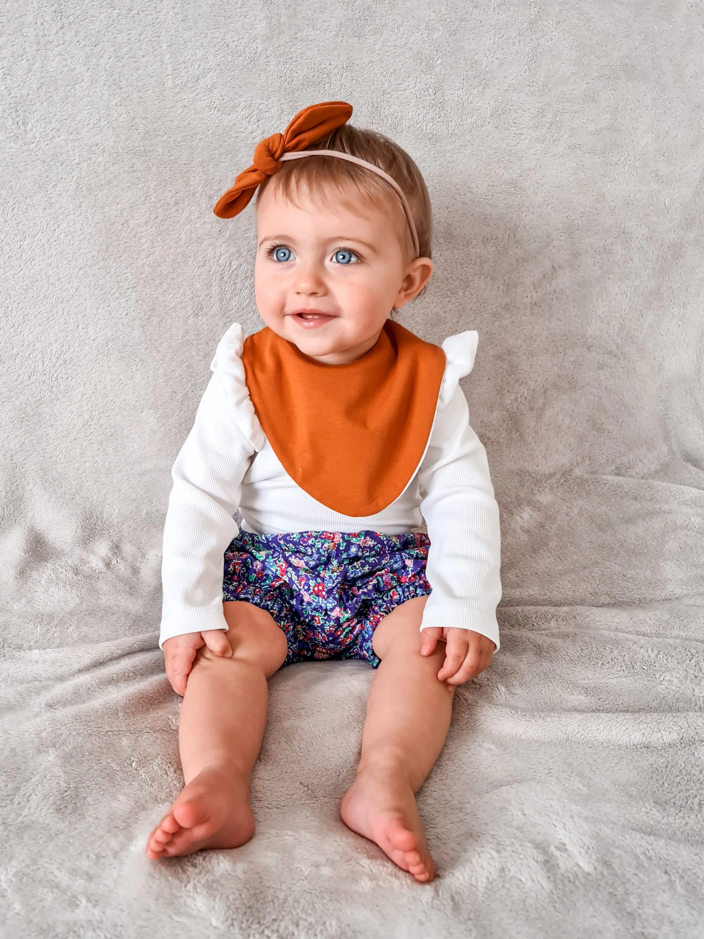 Rust Waterproof Dribble Bib