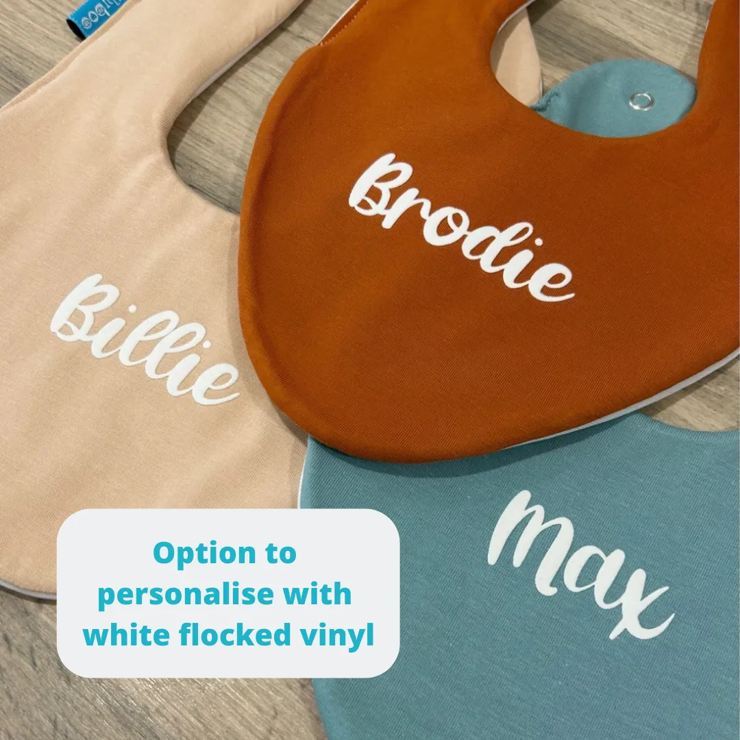 Rust Waterproof Dribble Bib