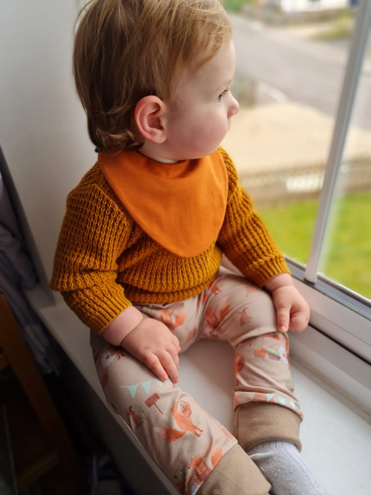 Rust Waterproof Dribble Bib