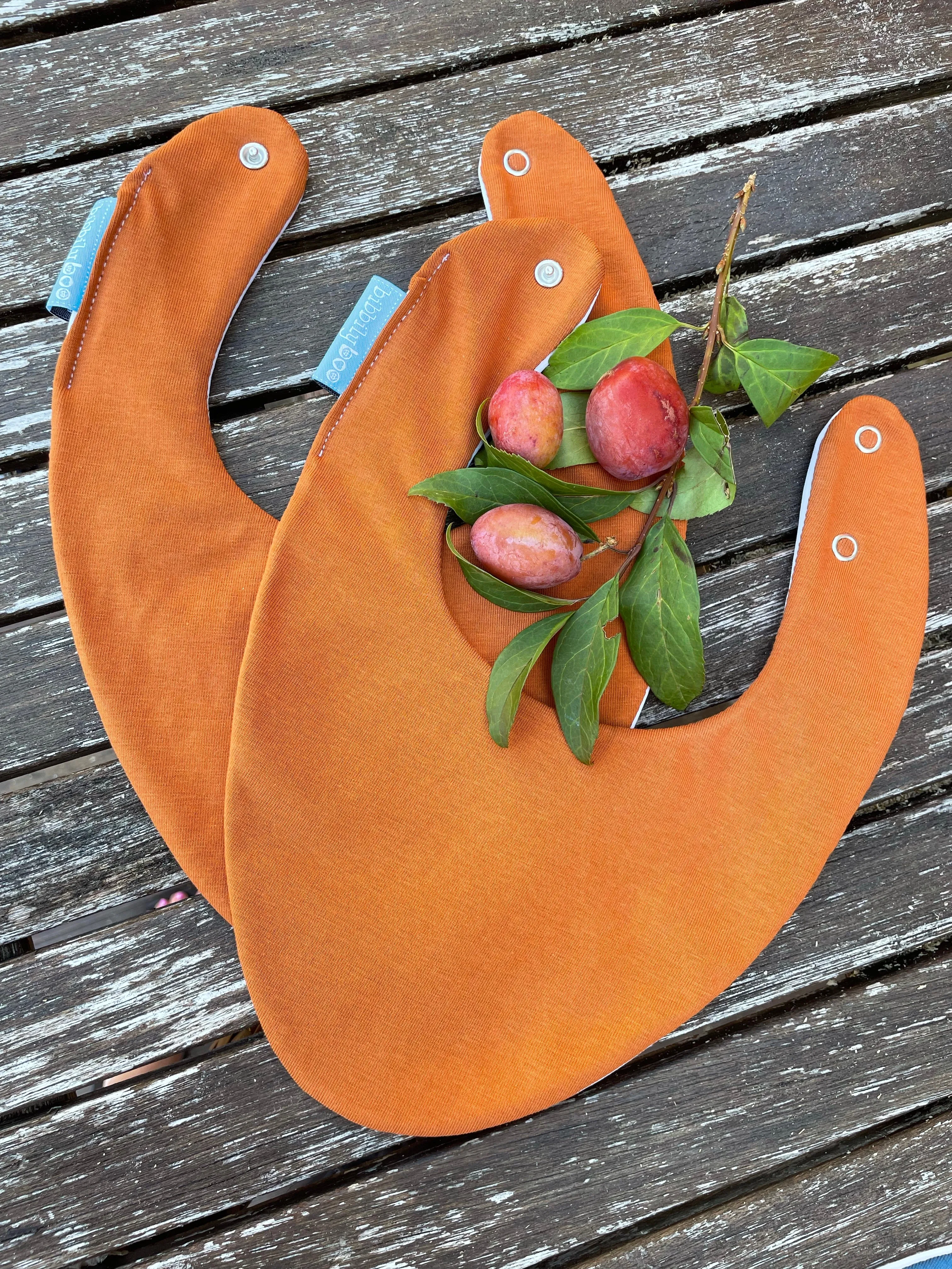 Rust Waterproof Dribble Bib