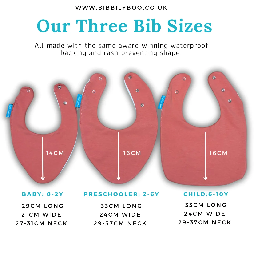 Rust Waterproof Dribble Bib