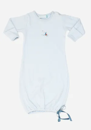 Sail Away Baby Gown, Sky Blue