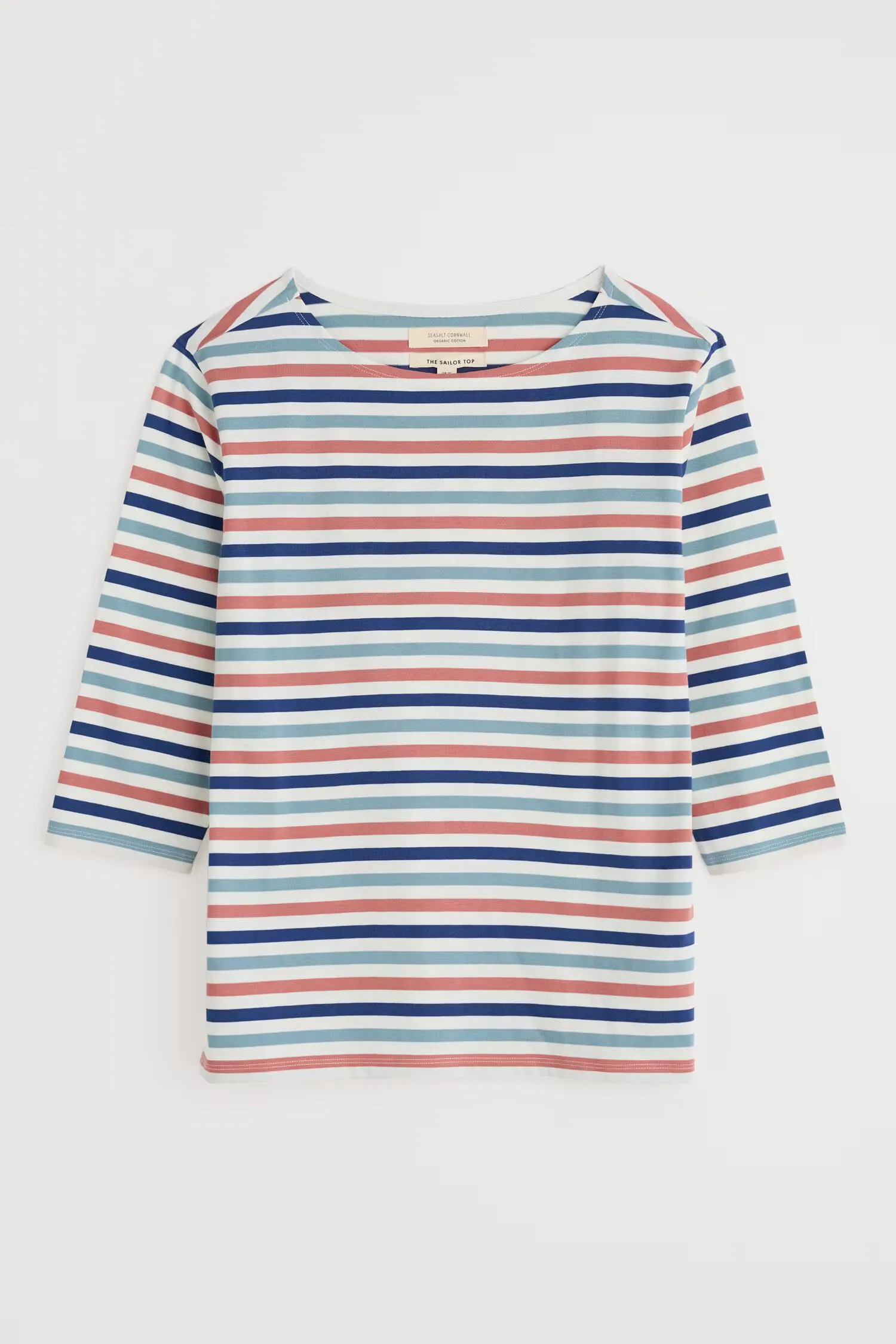 Seasalt Sailor Top Tri Mini Cornish Chalk Rose Dew
