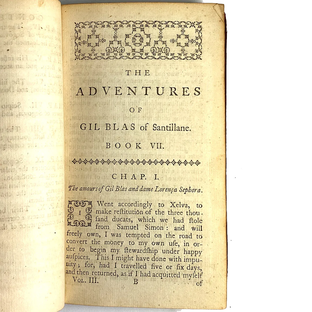 Set of Four Books: The Adventures of Gil Blas by Alain-Rene Lesage