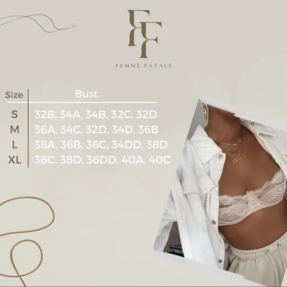 Sexy Floral Lace Lingerie Set