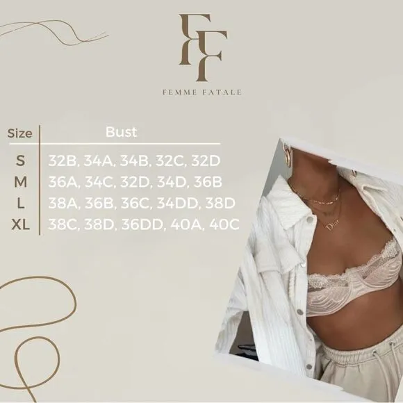 Sexy Sheer Floral Lace Lingerie Set