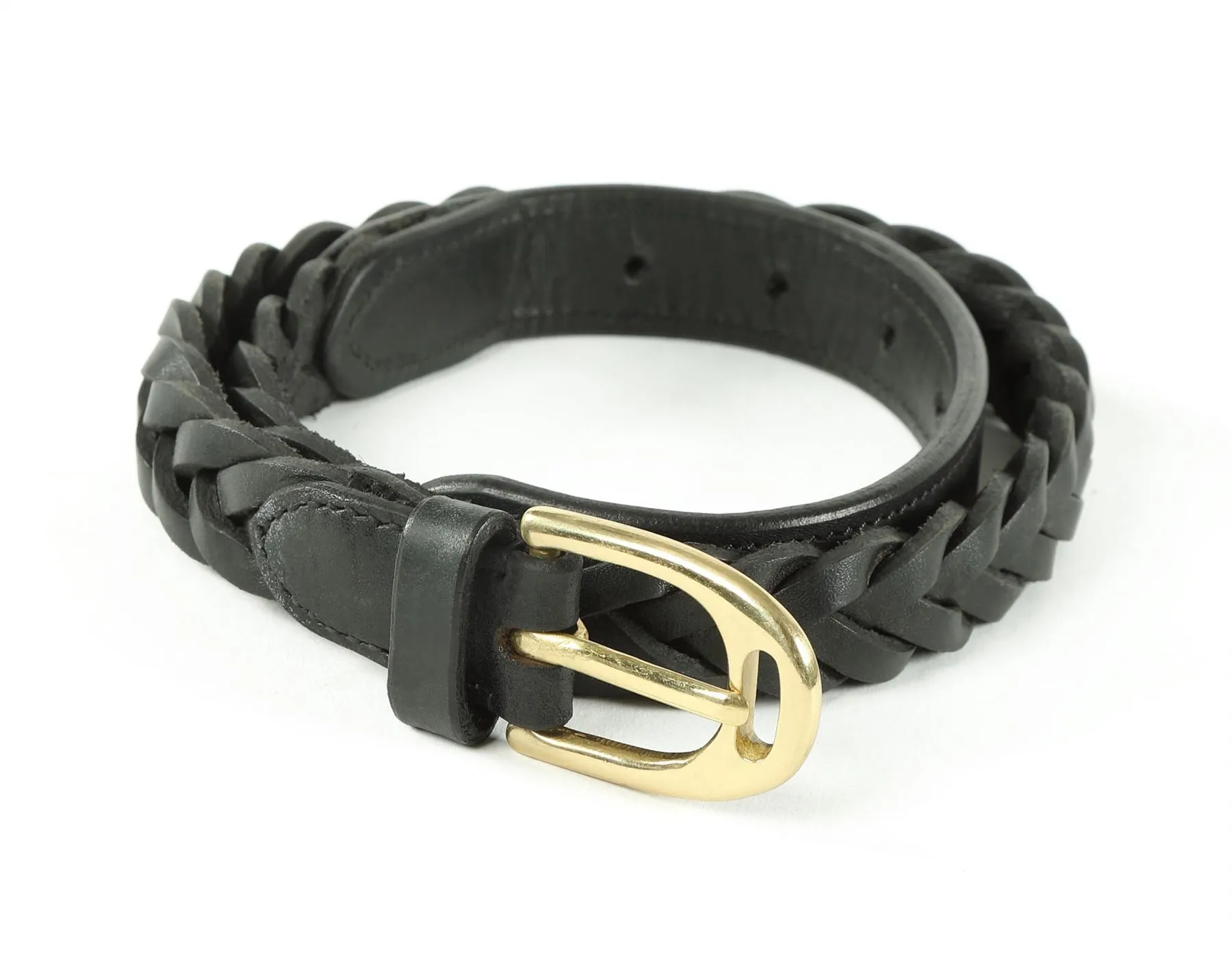 Shires Aubrion Plaited Leather Belt