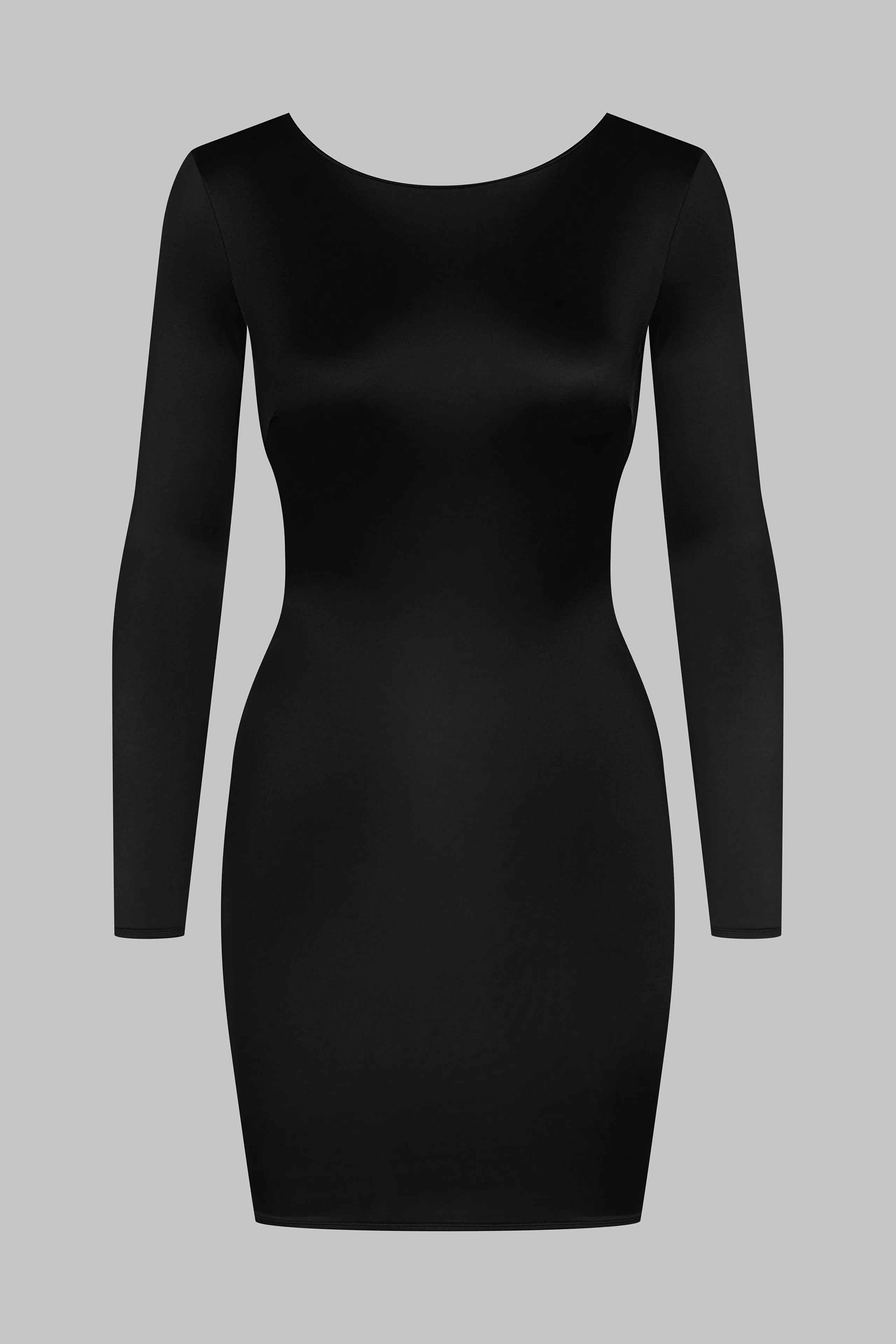 Short open back dress with long sleeves - French Kiss