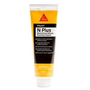 Sika Sikasil-N Plus White 10oz w/Nozzle [432029]