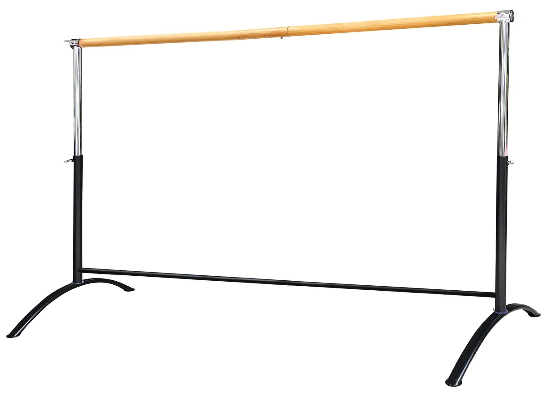 Single Bar Barre 5 or 6 Ft Long  - Curved Legs - SLEEPING BEAUTY series