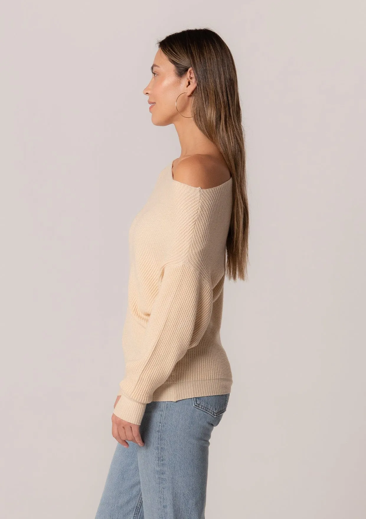 Snuggle Up Off Shoulder Sweater