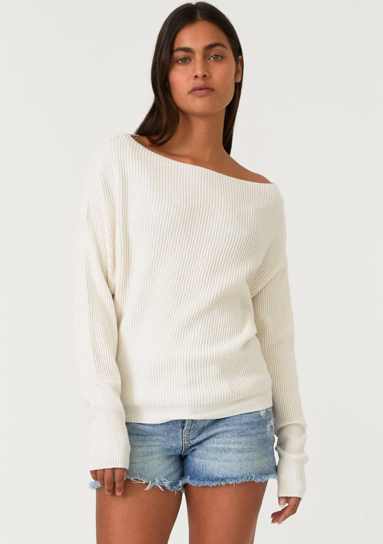 Snuggle Up Off Shoulder Sweater