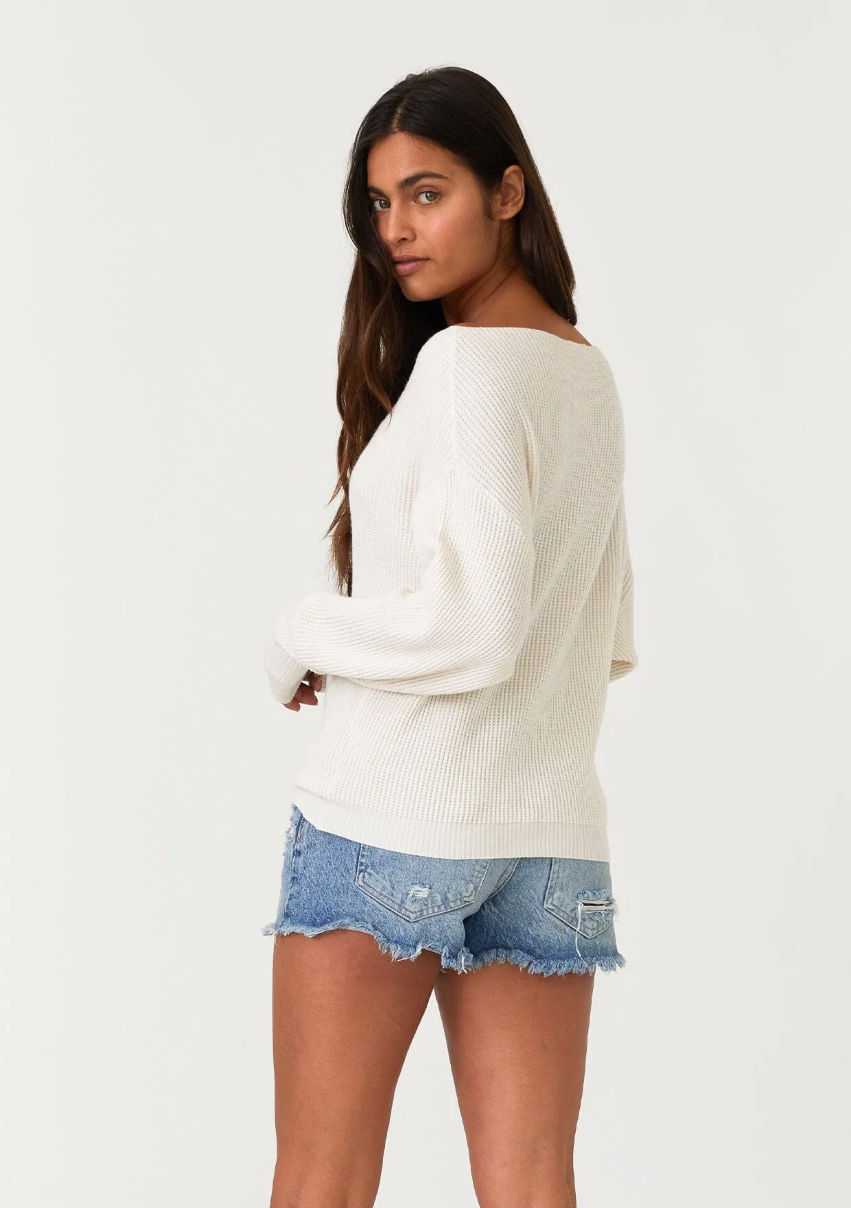 Snuggle Up Off Shoulder Sweater