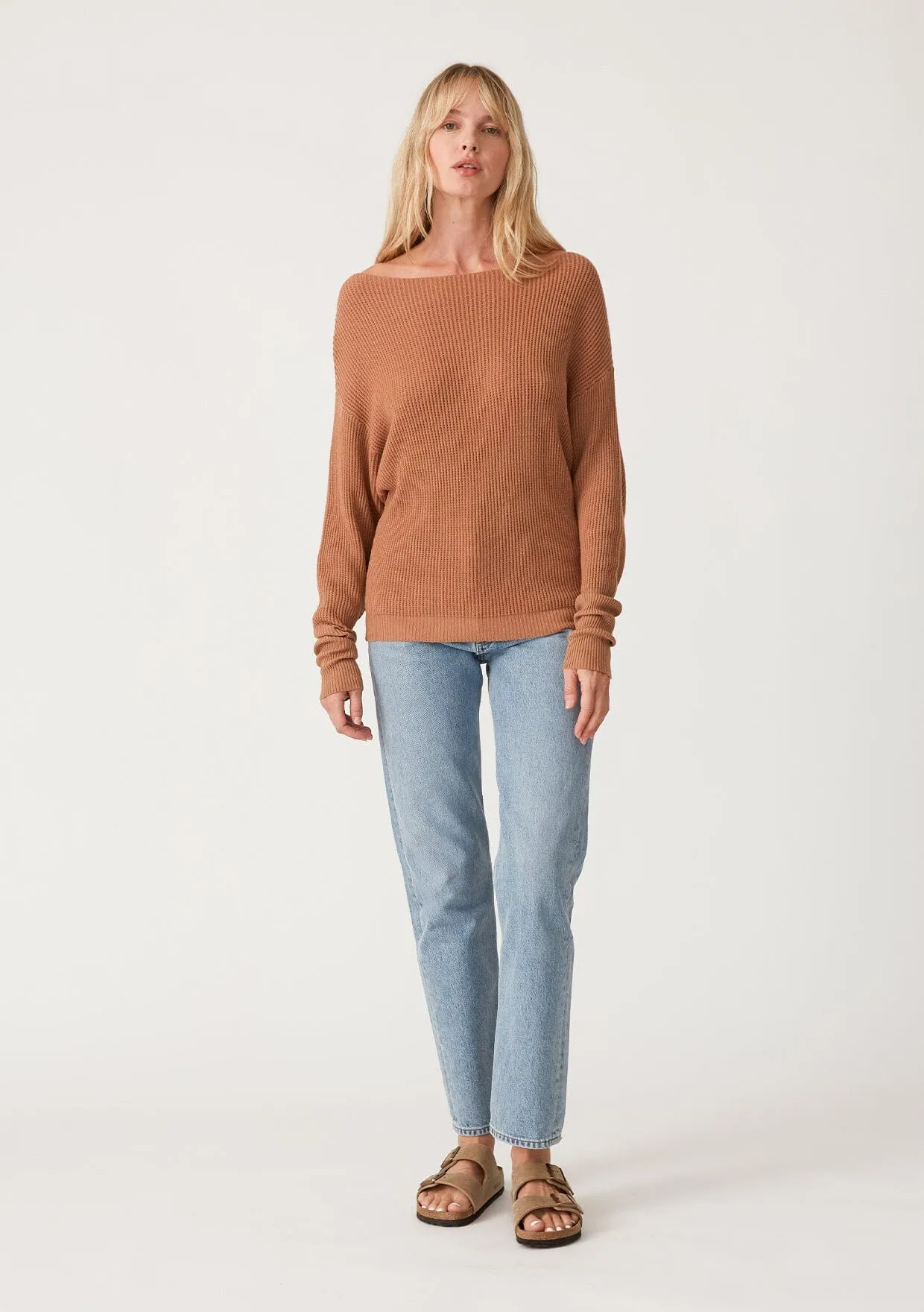 Snuggle Up Off Shoulder Sweater