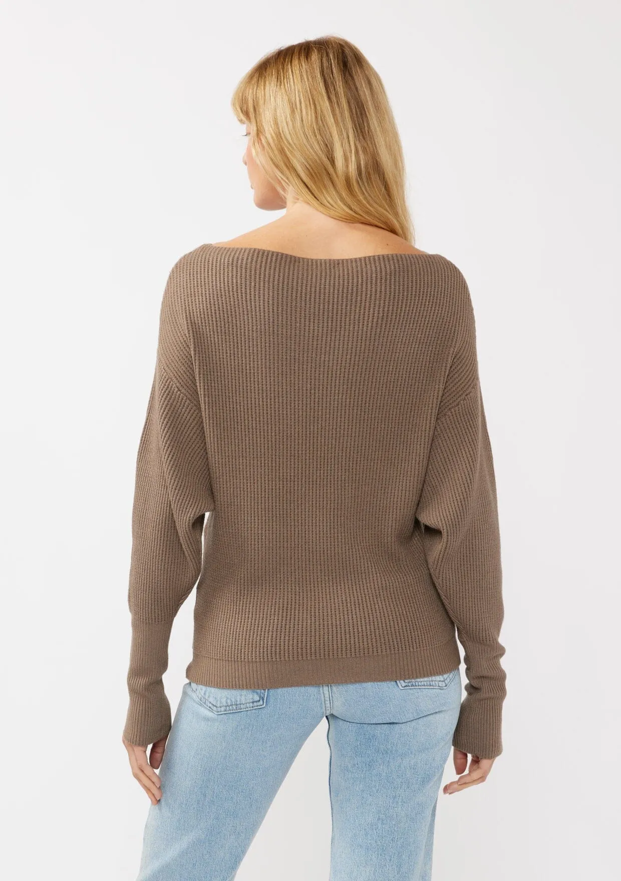 Snuggle Up Off Shoulder Sweater