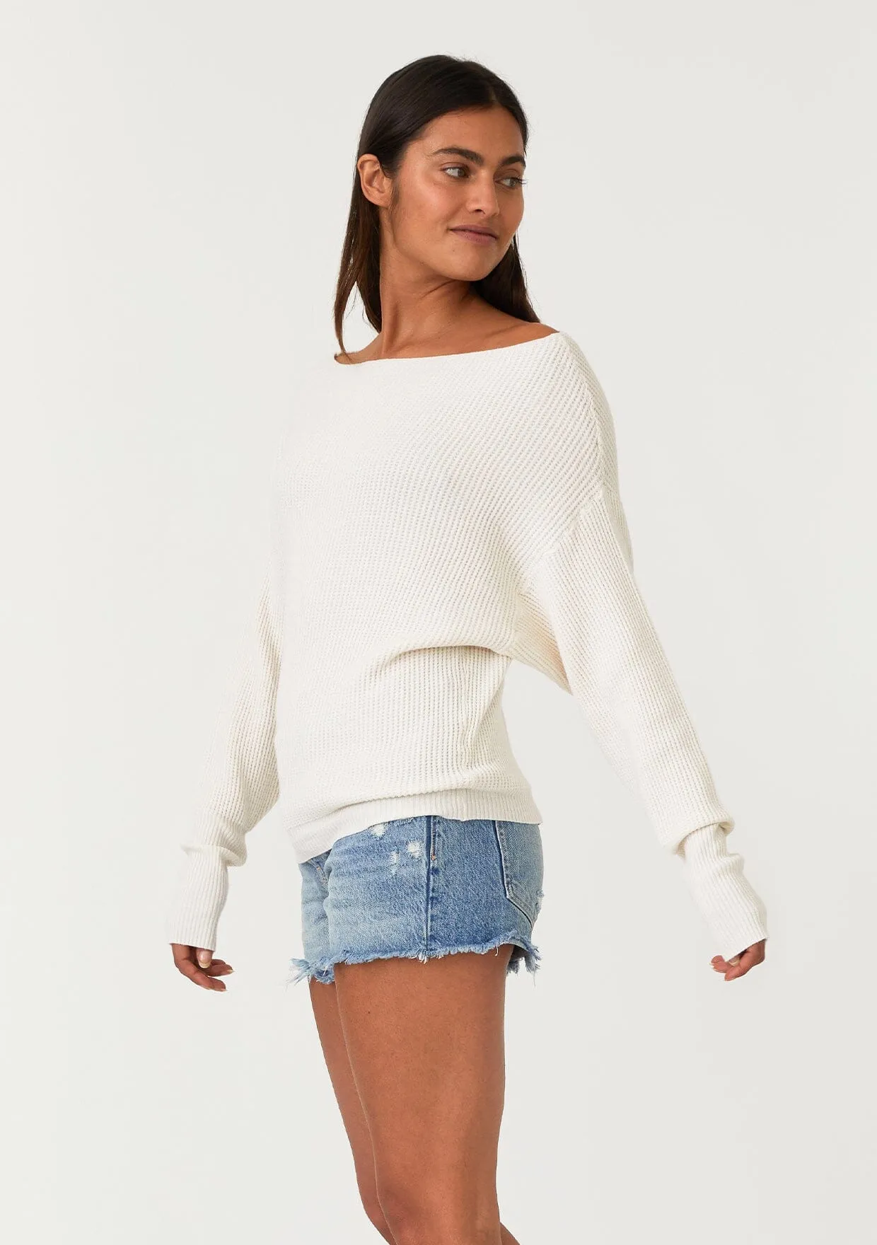 Snuggle Up Off Shoulder Sweater
