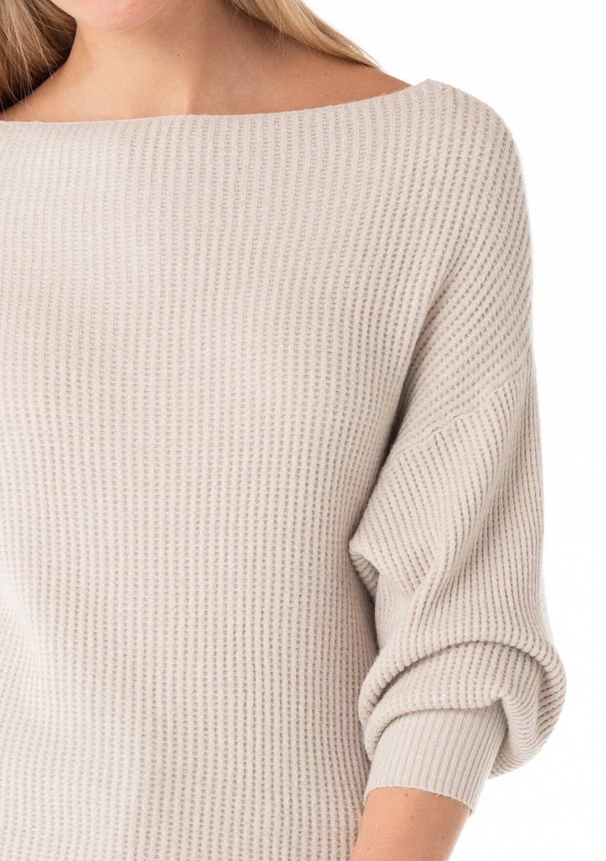 Snuggle Up Off Shoulder Sweater