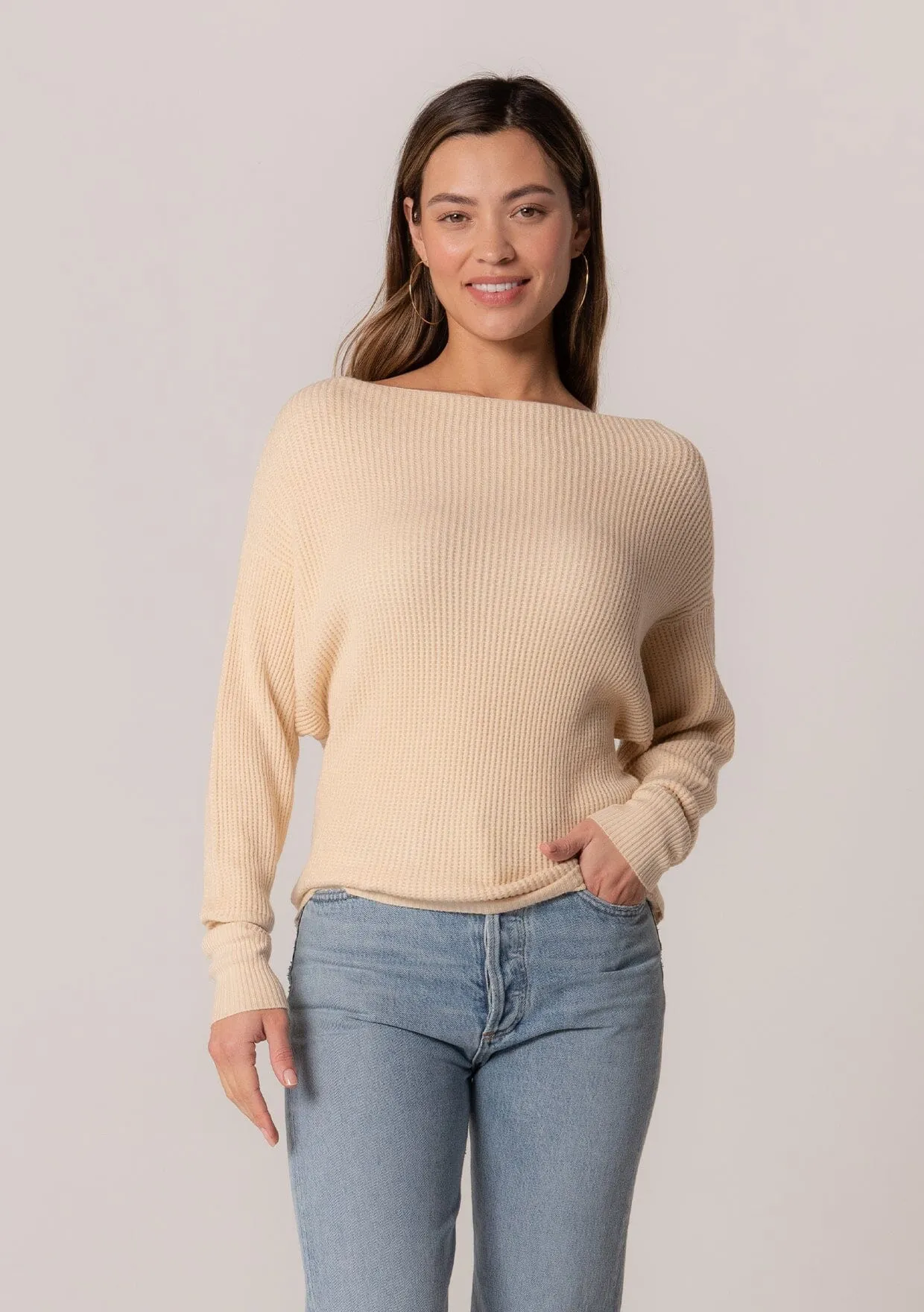 Snuggle Up Off Shoulder Sweater