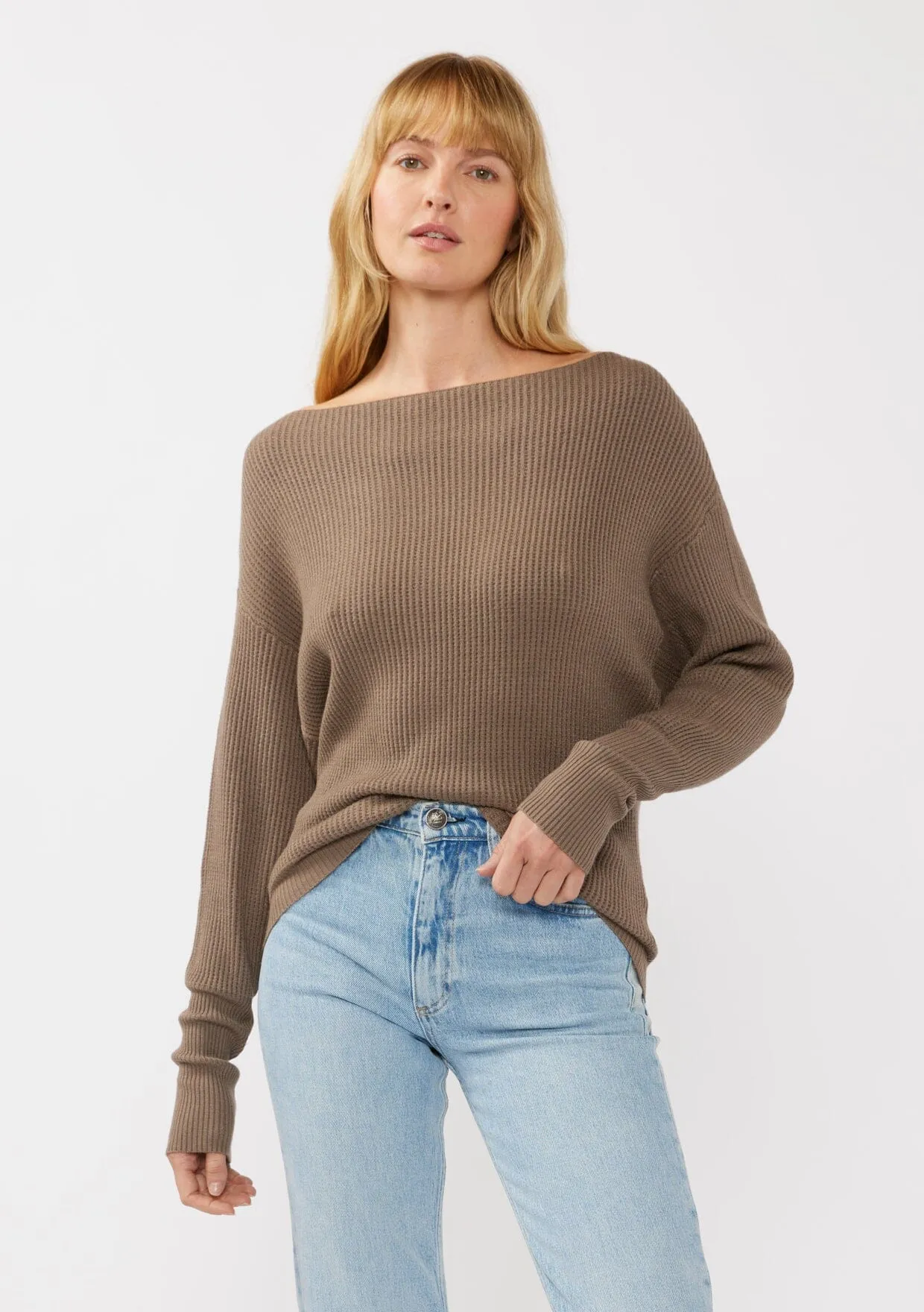 Snuggle Up Off Shoulder Sweater