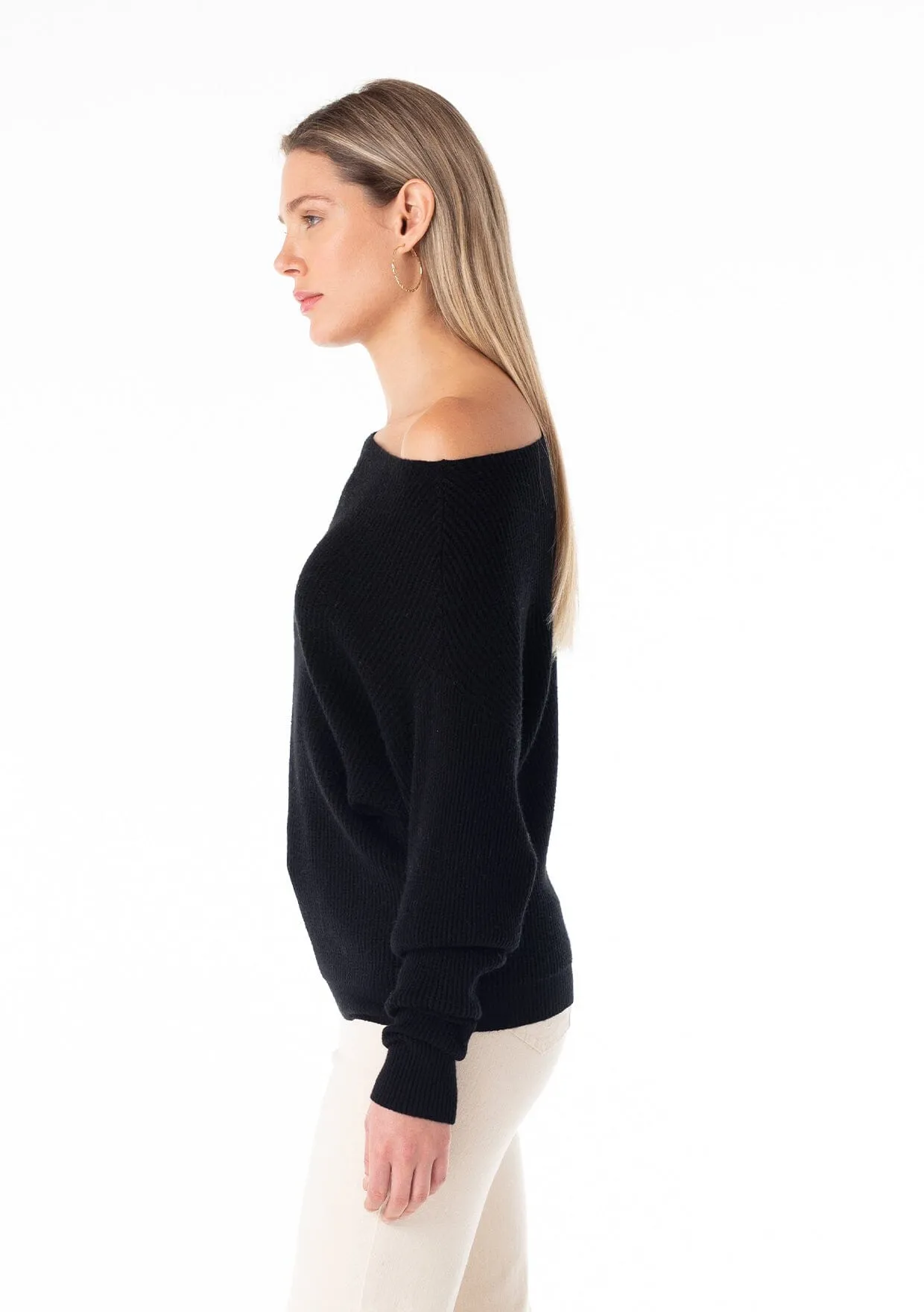 Snuggle Up Off Shoulder Sweater