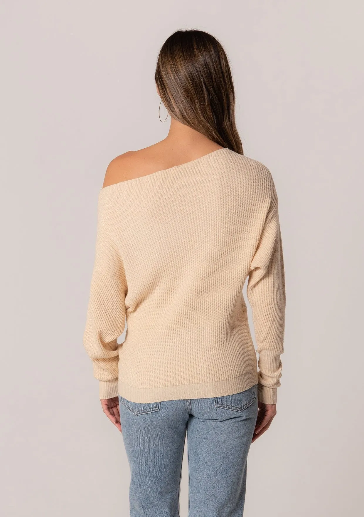 Snuggle Up Off Shoulder Sweater
