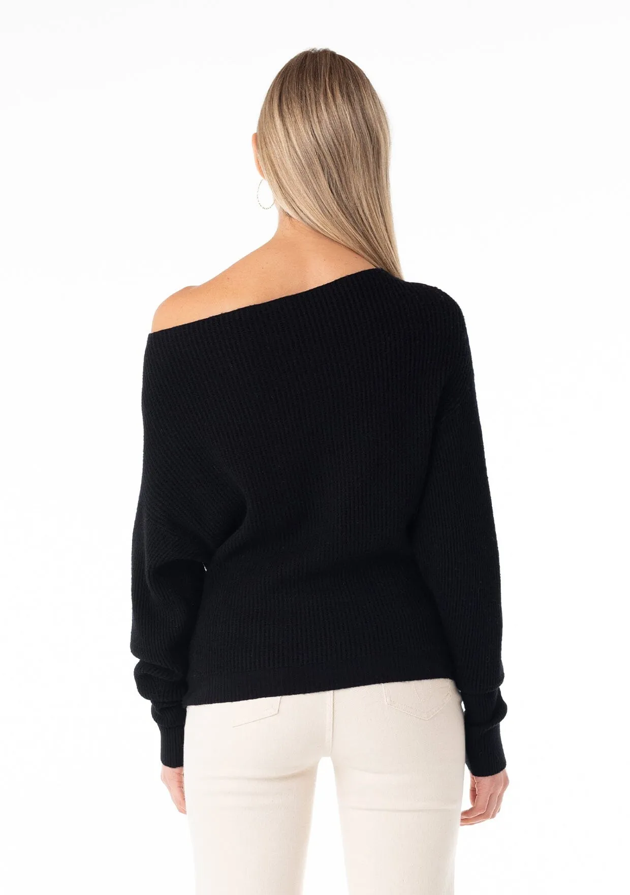 Snuggle Up Off Shoulder Sweater