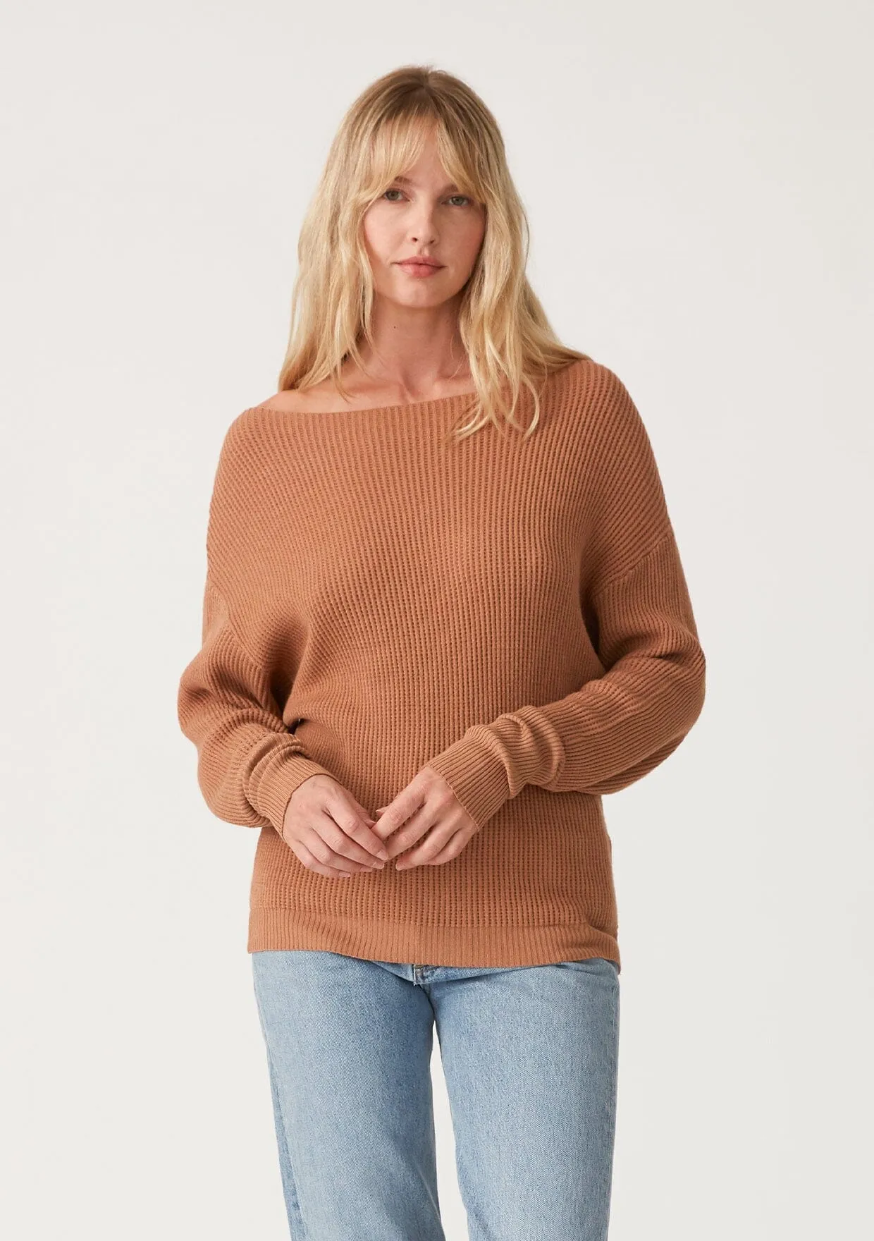 Snuggle Up Off Shoulder Sweater
