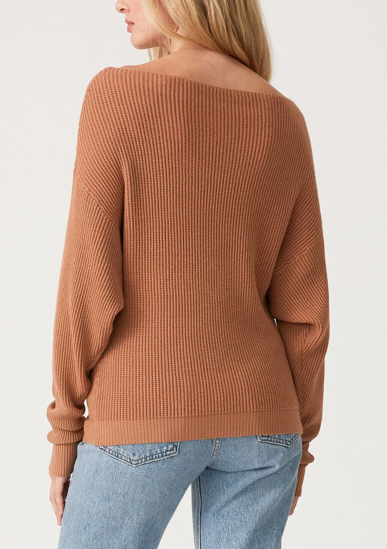 Snuggle Up Off Shoulder Sweater