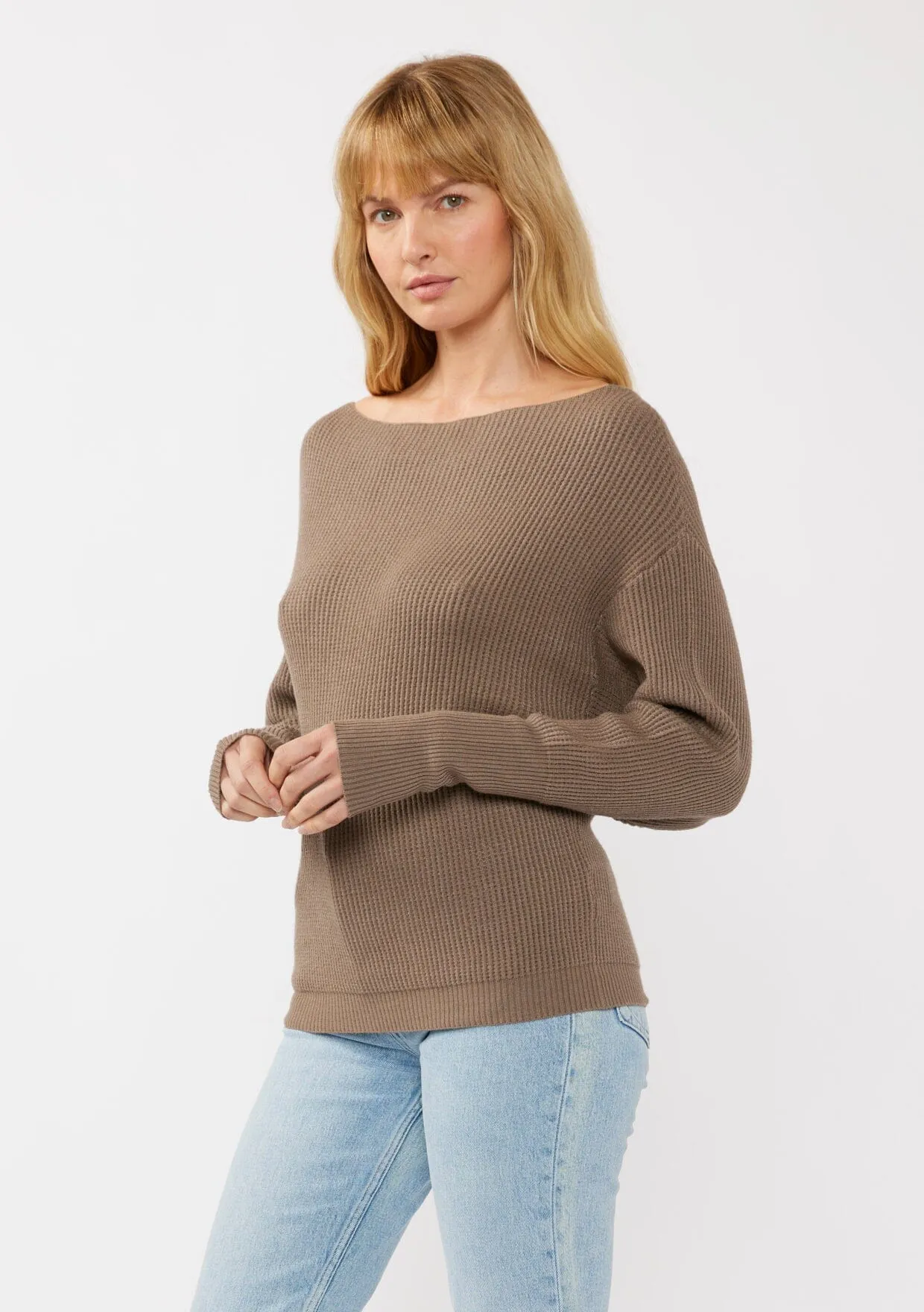 Snuggle Up Off Shoulder Sweater