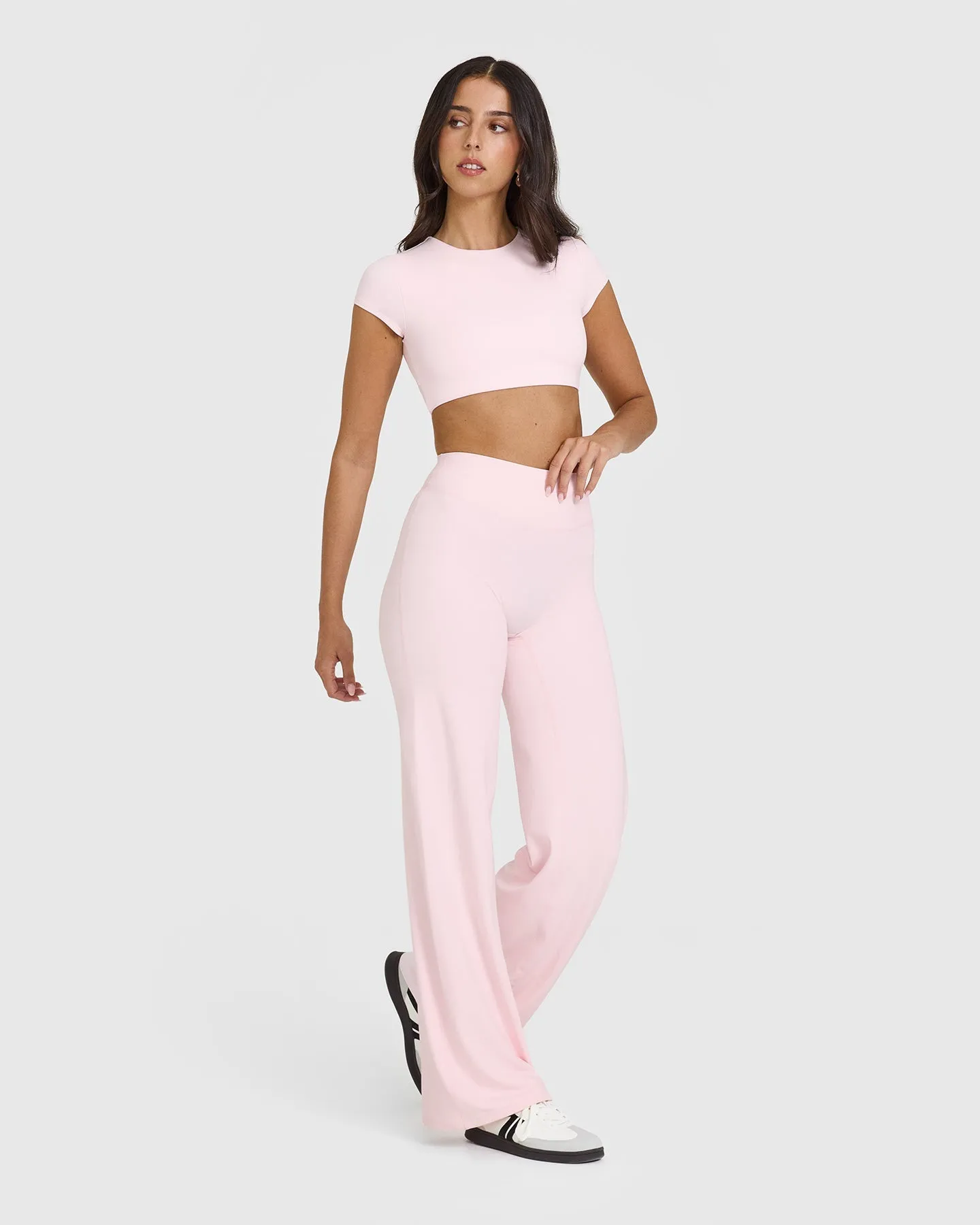 SoftMotion™ Straight Leg Bottoms | Ballet Pink
