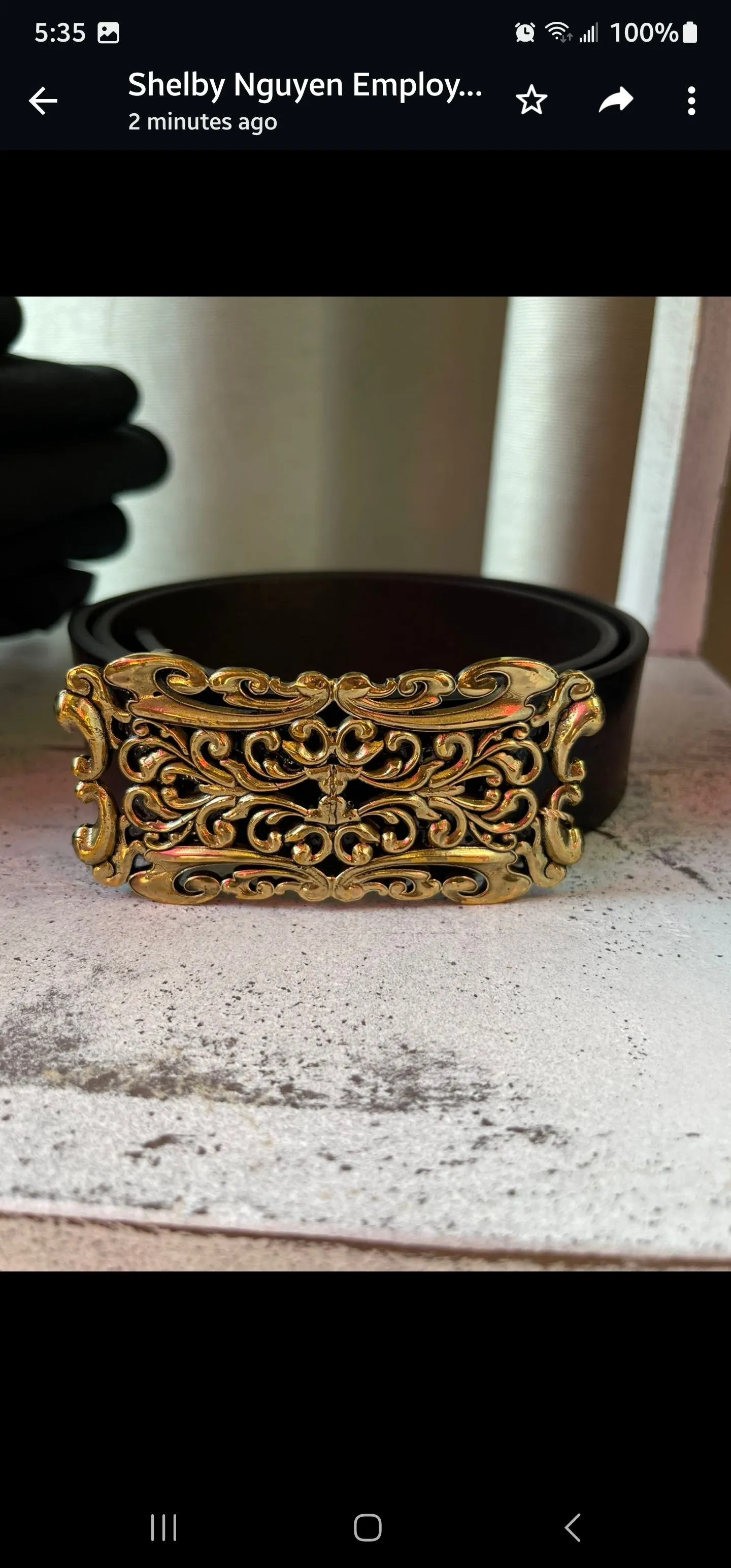 T.ba Fiore Belt