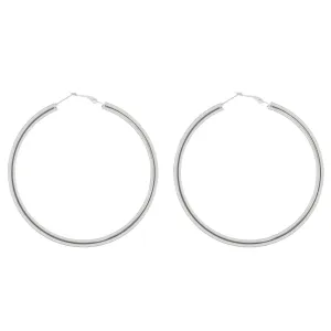 Teräs korvarenkaat 7cm 4mm