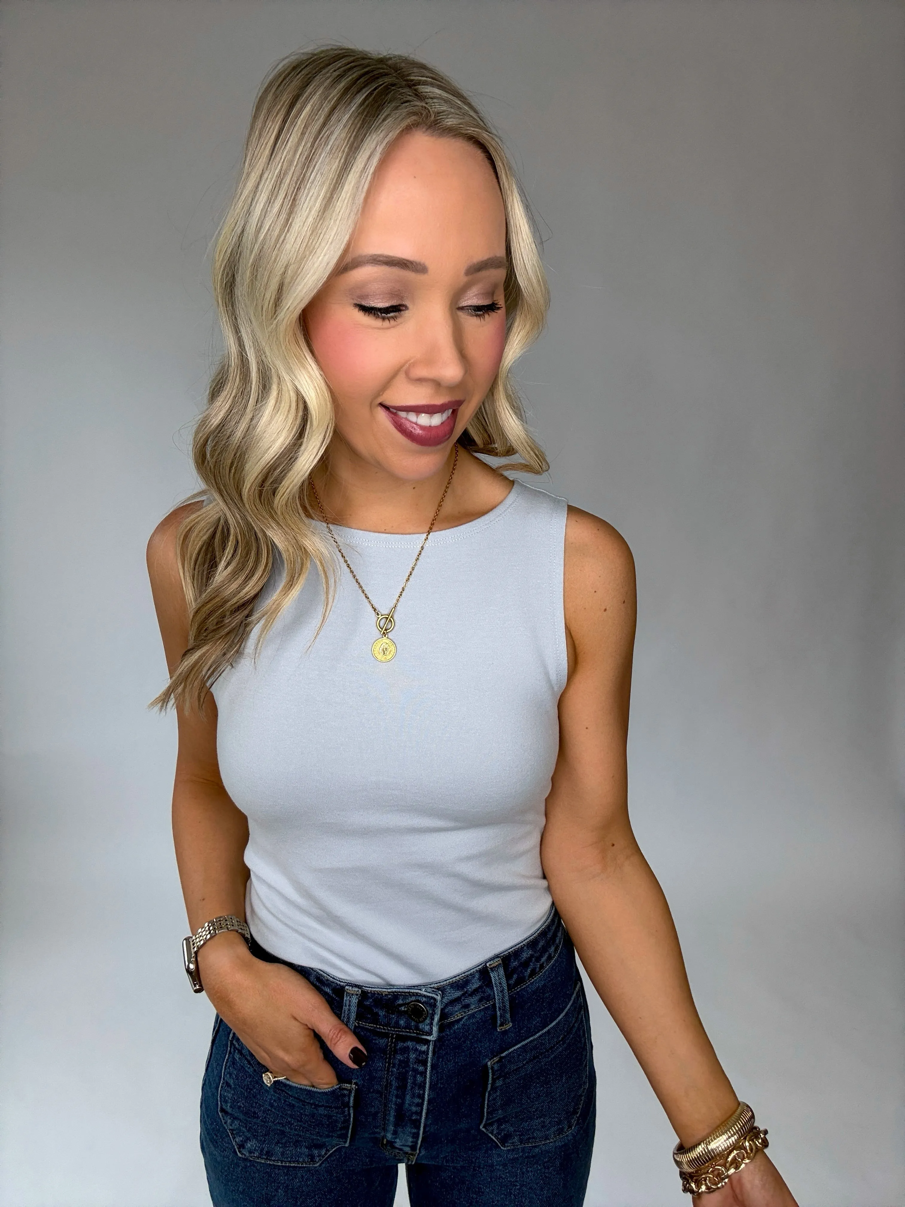 The Sidney Top - Light Blue