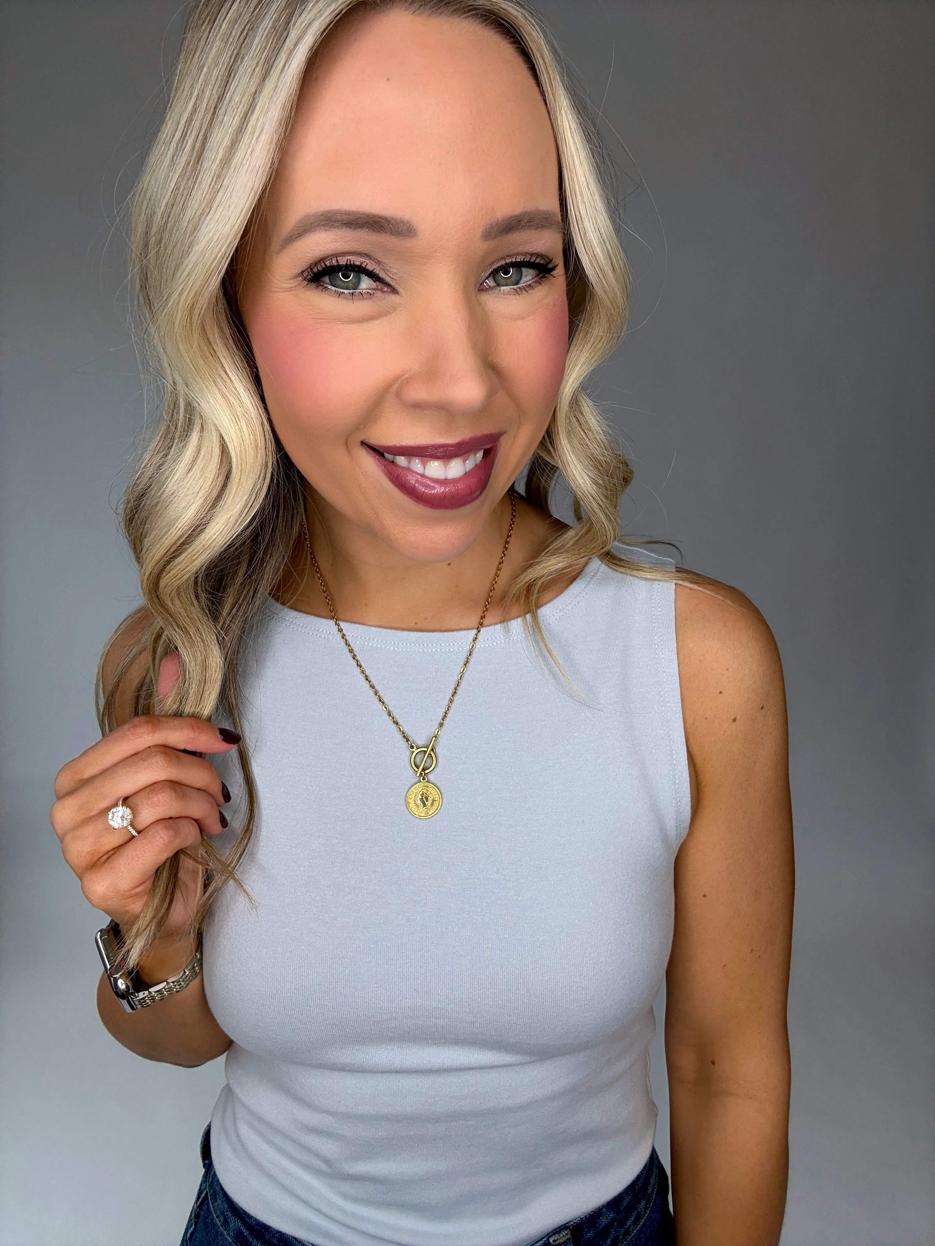 The Sidney Top - Light Blue
