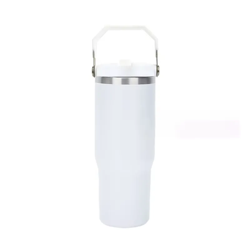 Tumbler with Flip up Straw  30 oz