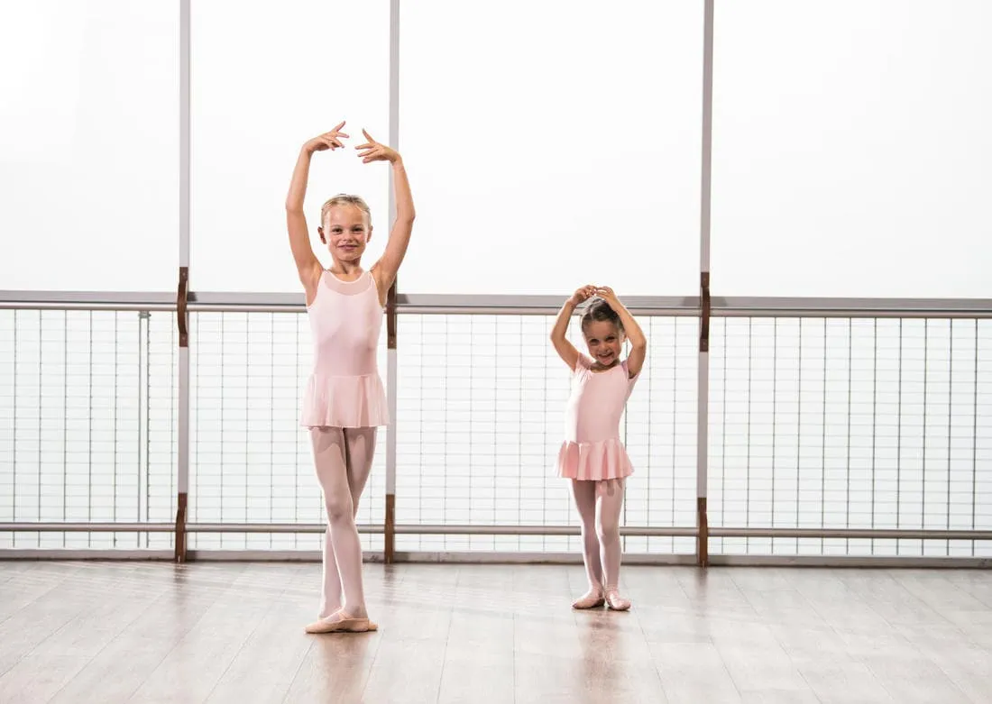 Tunique danse classique rose pale fille