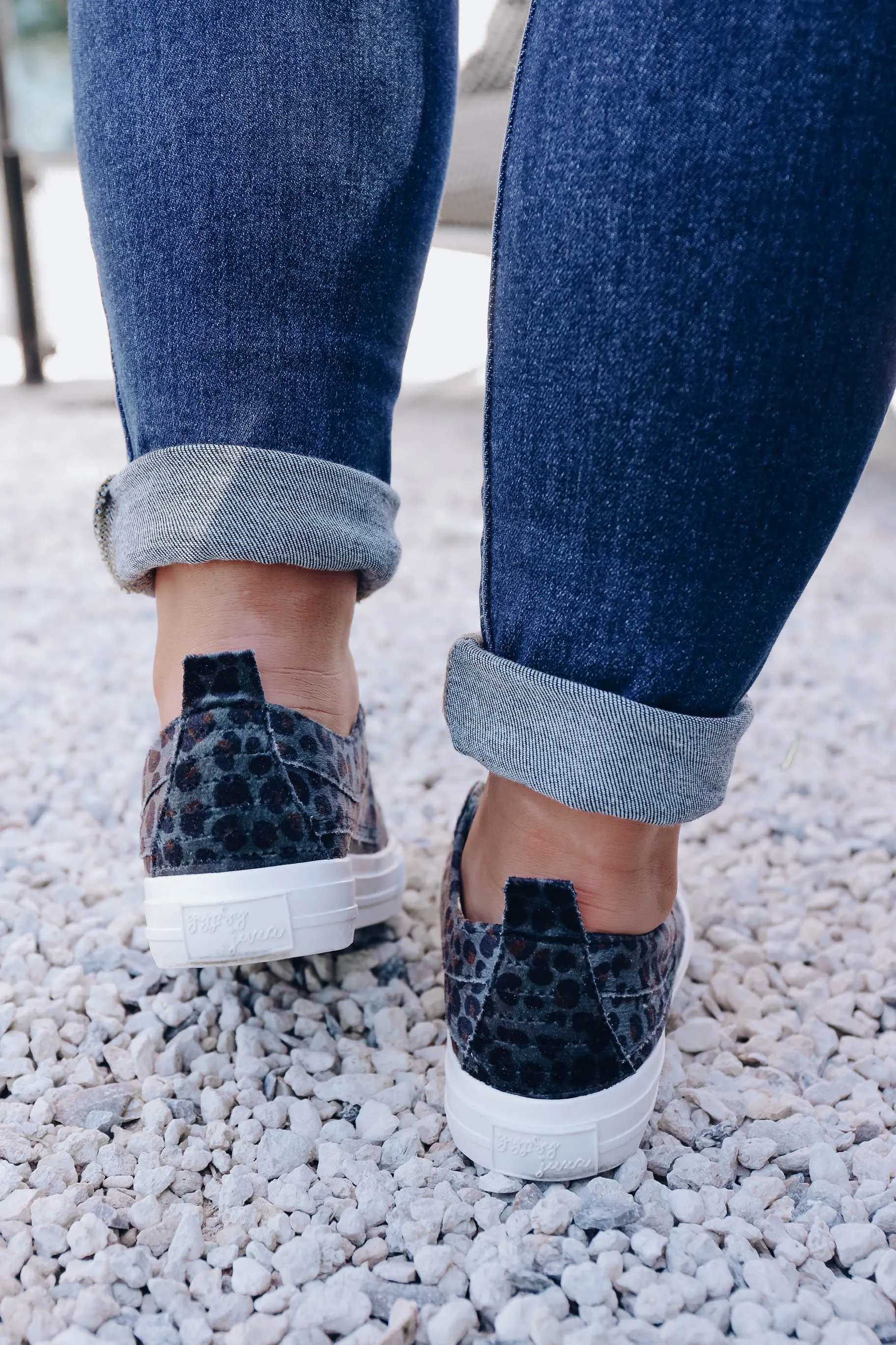 Val Slip on Sneaker by Very G - Charcoal