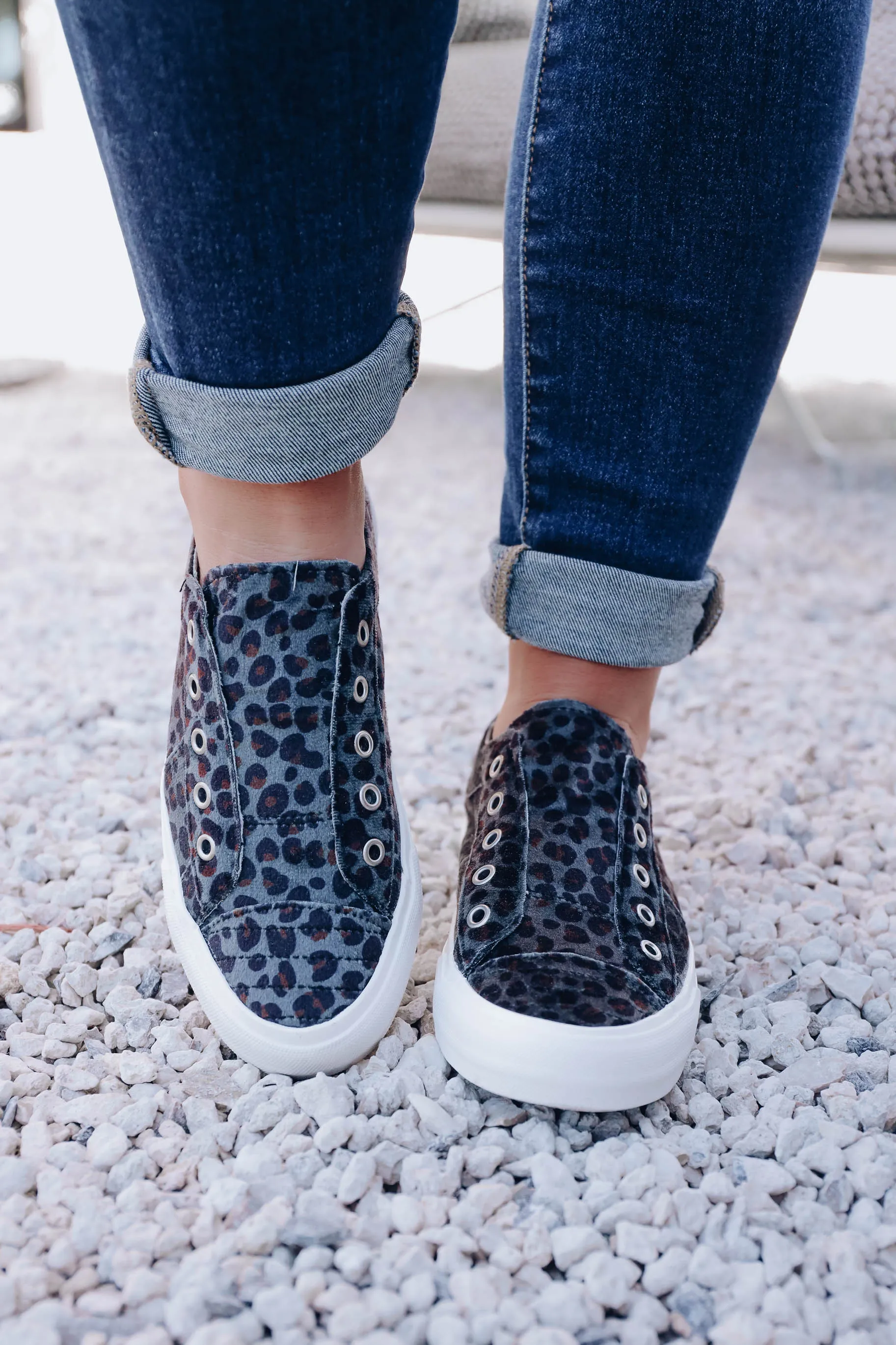 Val Slip on Sneaker by Very G - Charcoal
