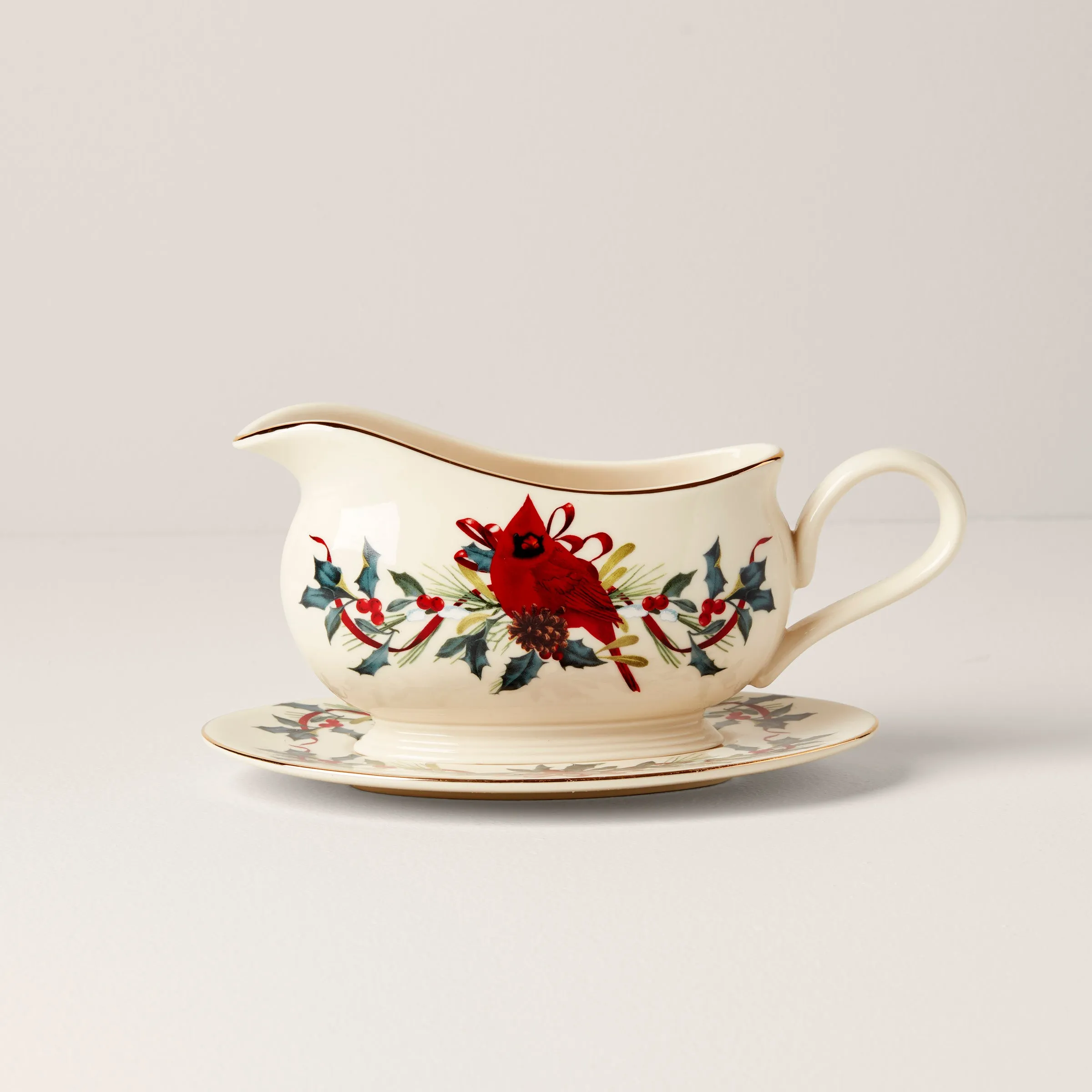 Winter Greetings™ Gravy Boat & Stand