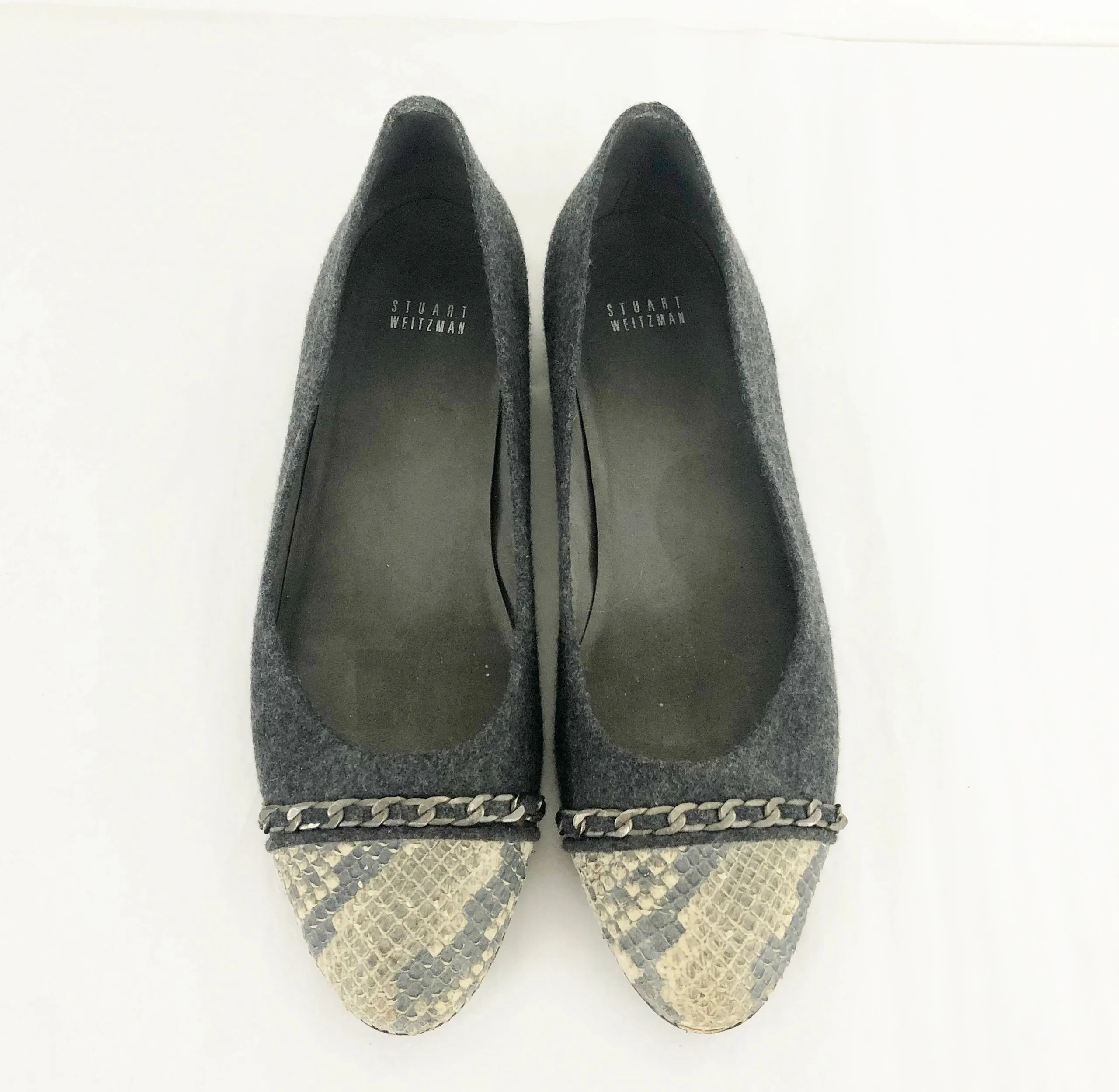 Wool Ballet Flats Size 10